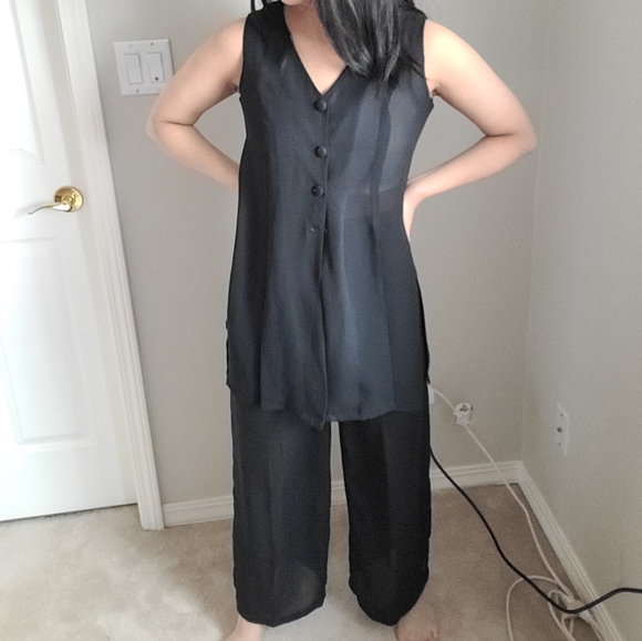 Vintage black two piece set - Picture 15 of 16